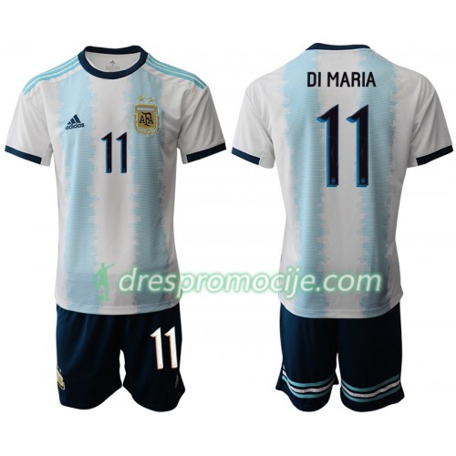 Argentina Dres DI MARIA 11 Dječji Domaći Copa América 2019 Kratkih Rukava Argentina Dres DI MARIA 11 Dječji Domaći Copa América 2019 Kratkih Rukava